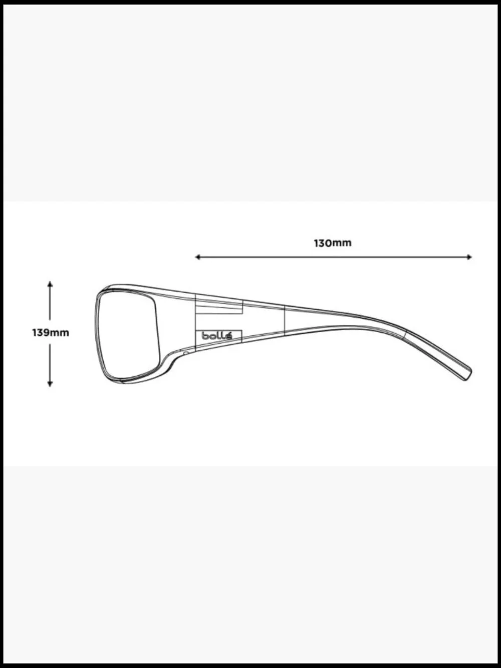 King Polarized Sunglasses – Full Frame Rectangular with Hydrophilic Grips